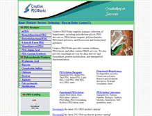 Tablet Screenshot of creativebiochem.com